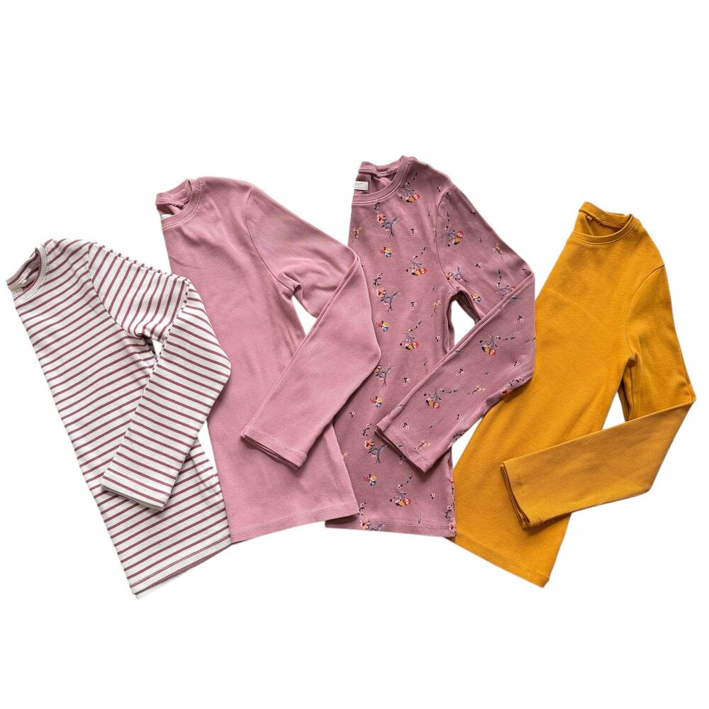 Next Ribbed Knit Crewneck Tee Bundle Size 11y